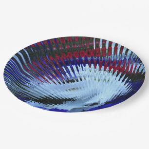 Patriotic Petunia Blowout-Paper Party Plates
