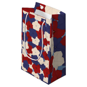 Patriotic Petunias Small Gift Bag