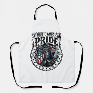 Patriotic Phantom Patriot Horror Monster Patriot 4 Apron