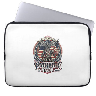 Patriotic Phantom Patriot Horror Monster Patriot I Laptop Sleeve