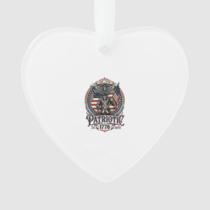 Patriotic Phantom Patriot Horror Monster Patriot I Ornament