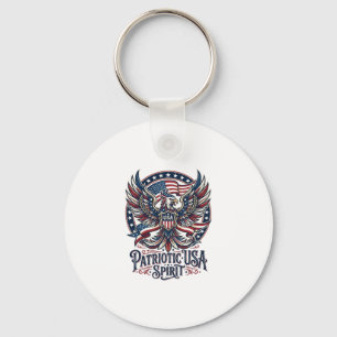 Patriotic Phoenix Hybrid Patriot Animal Hybrid Pat Keychain