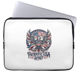 Patriotic Phoenix Hybrid Patriot Animal Hybrid Pat Laptop Sleeve