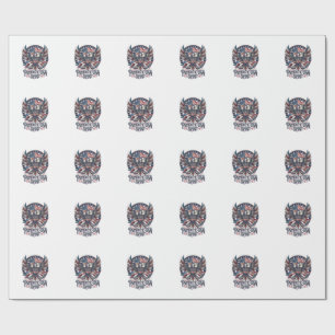 Patriotic Phoenix Hybrid Patriot Animal Hybrid Pat Wrapping Paper