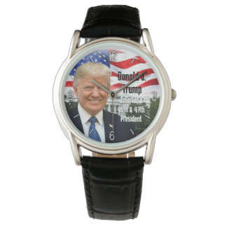 Patriotic Photo 47th President Donald Trump 2024 Watch