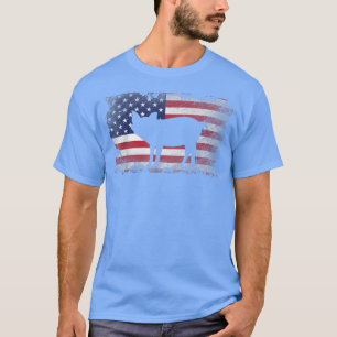 Patriotic Pig American Flag Cool Pig Lover Gift  T-Shirt