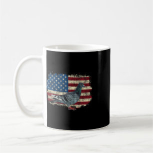 Patriotic Pigeon - 4th Of July Fourth Pigeon Breed Coffee Mug