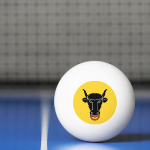 Patriotic ping pong ball with Flag of Uri