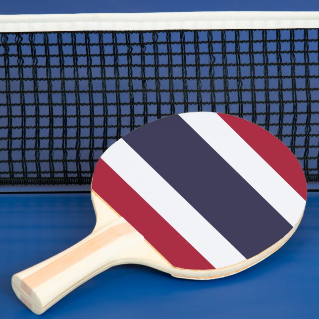 Patriotic, ping pong paddle with Flag of Thailand (Insitu)