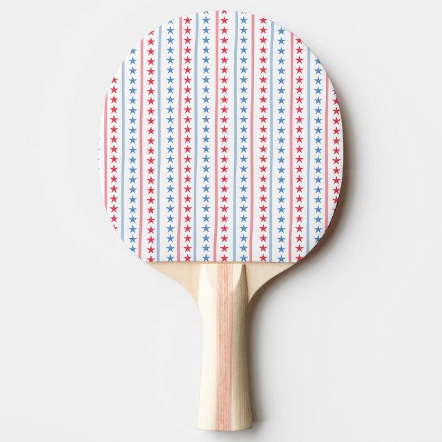 Patriotic Ping Pong Paddles (Front)