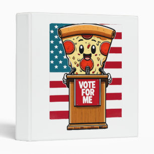 patriotic pizza vote for me binder