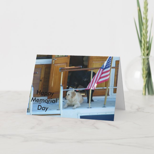 "PATRIOTIC POOCHES" #3 CARD (Front)