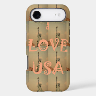 Patriotic Pop Art : "I Love USA" Graphisme Art Des