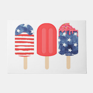 Patriotic Popsicle Doormat