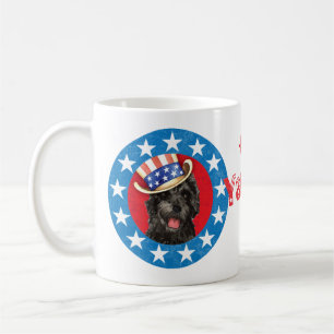 Patriotic Portuguese Water Dog Coffee Mug