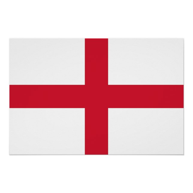 Patriotic poster with Flag of England (Front)