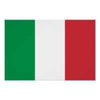 Patriotic poster with Flag of Italy