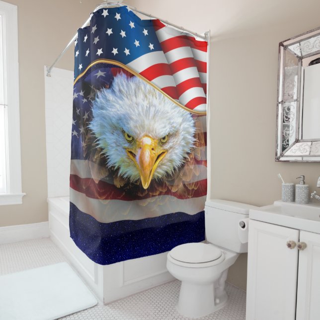 Patriotic Powerful Eagle (In Situ)