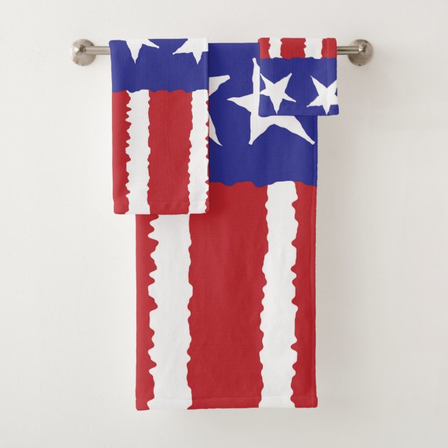 Patriotic Pride Bath Towel Set (Insitu)