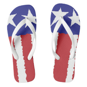Patriotic Pride Flip Flops
