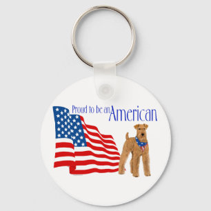 Patriotic Pride in America Keychain
