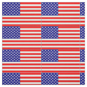Patriotic Print Fabric