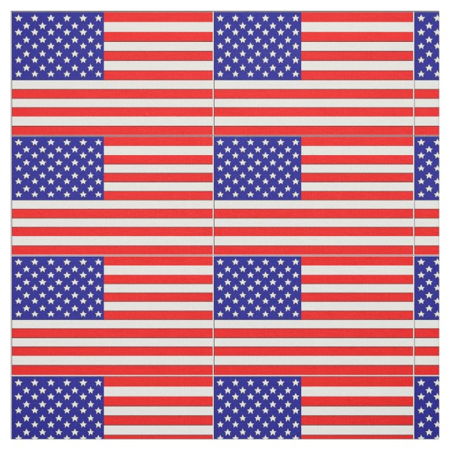 Patriotic Print Fabric (Swatch)