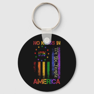 Patriotic Pro-democracy Protest June 14 No Kings I Keychain