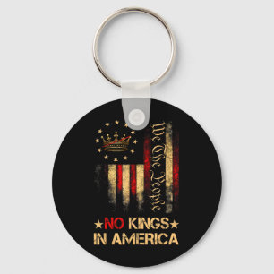 Patriotic Pro-democracy Protest June 14 No Kings I Keychain