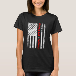 Patriotic Promoted To Grampa Est 2025 First Time N T-Shirt