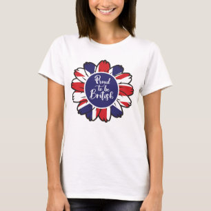 Patriotic Proud to Be British T-Shirt