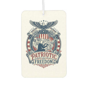 Patriotic Puzzle Lover Vector Graphic Tee Air Freshener