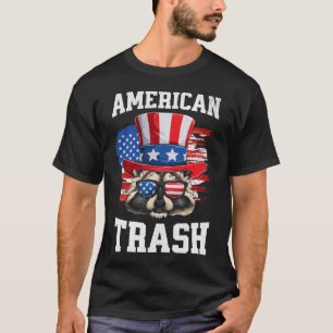 Patriotic Raccoon 4th Of July American Trash Panda T-Shirt