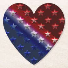 Patriotic red, white and blue stars and stripes