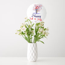 Patriotic Red White Blue Ice Cream Cone 4th July