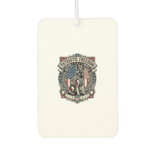 Patriotic Rescue Dog Air Freshener