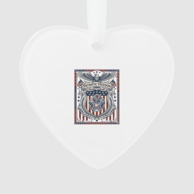 Patriotic Resin Ornament (Front)