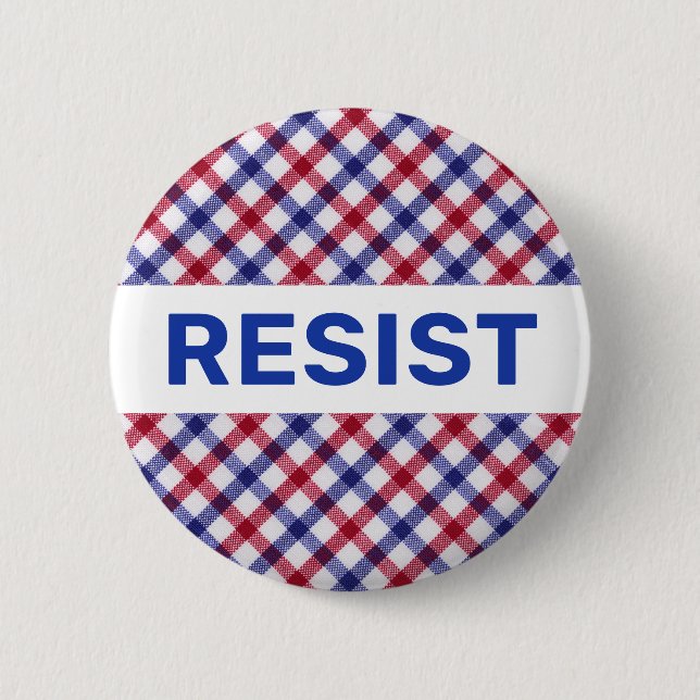 Patriotic Resist Button Political (Front)