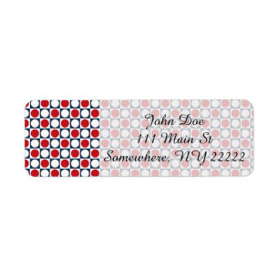 Patriotic Retro Dots Pattern