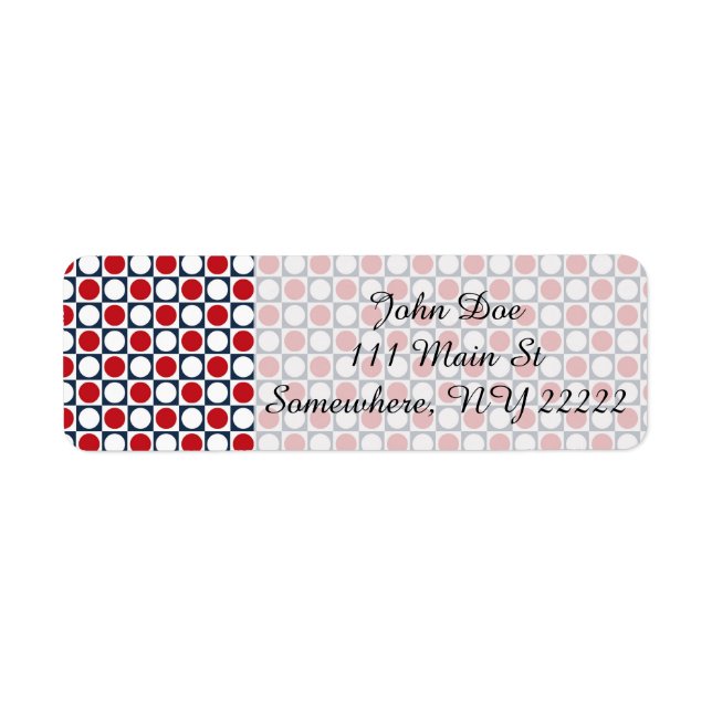 Patriotic Retro Dots Pattern (Front)
