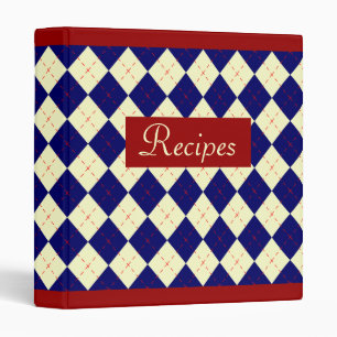 Patriotic Retro Recipe Binder