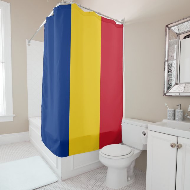 Patriotic Romania flag Romanian (In Situ)