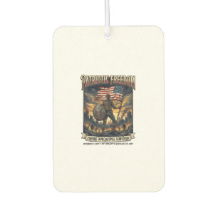 Patriotic Rust Flag Survivor Zombie Apocalypse Fre Air Freshener