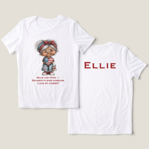 Patriotic Sassy Grandma Shirt • Custom Name