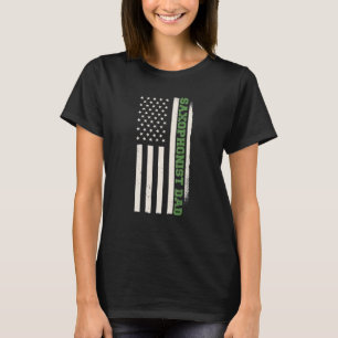 Patriotic Saxophone Player Jazz Music Saxophonist  T-Shirt