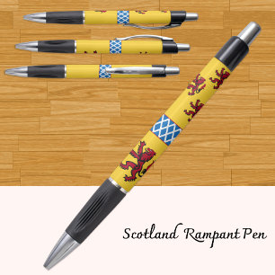 Patriotic Scotland Pen, Rampant Lion Scottish Flag Pen