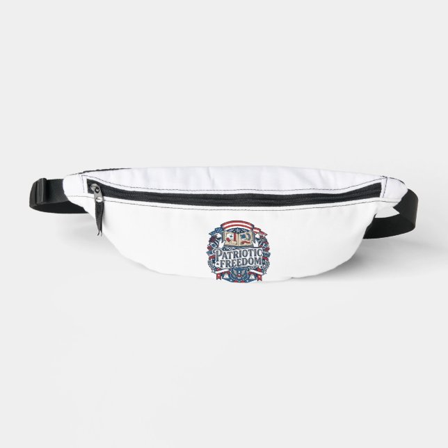 Patriotic Scrapbooker Vector Graphic Tee_1 Fanny Pack (Front)