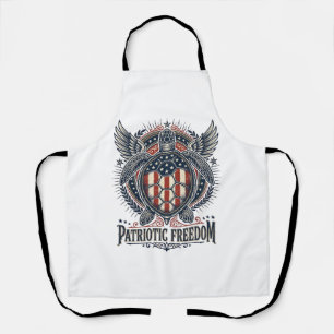 Patriotic Sea Turtle Apron