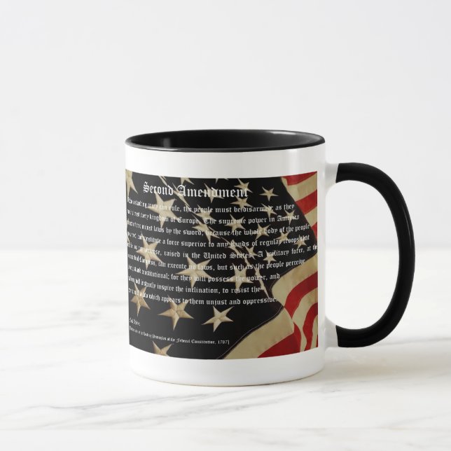 Patriotic Second Amendment Coffee Mug (Right)