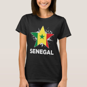 Patriotic Senegal Pride Senegalese Flag T-Shirt